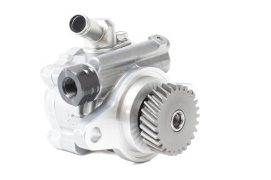 hydraulic power steering pump on a white background engine parts clipart
