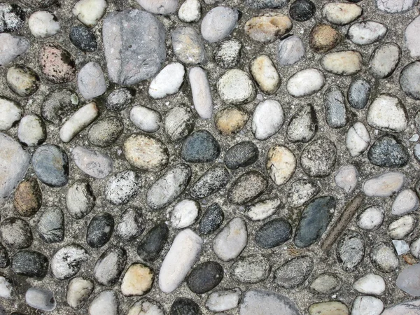 Pebbles pavement texture — Stock Photo, Image