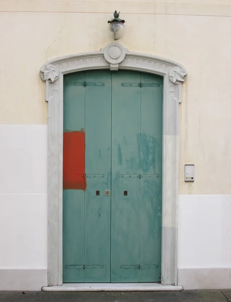 Green door — Stock Photo, Image