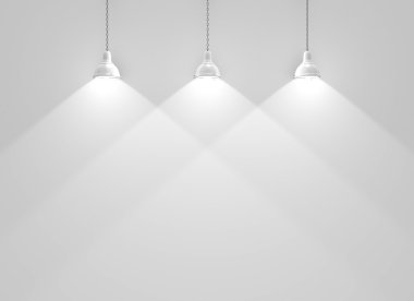 Three wall lamps