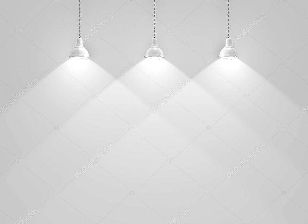 Three wall lamps