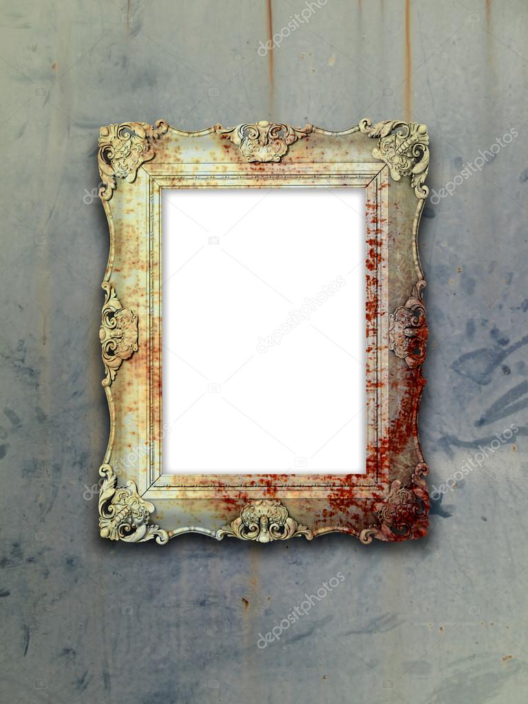 rusty Baroque decorative frame
