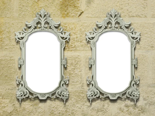 Twee barokke ingerichte frames — Stockfoto