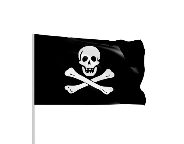 Jolly roger flag — Stock Photo, Image