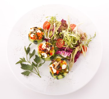 Yaratıcı mutfağı - taze salata