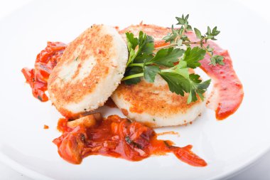 Restaurant köfte ile pişirme.