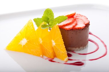 Restoran tatlı menüsünden