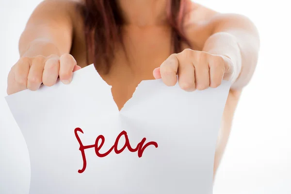 Stop fear — Stock Photo, Image