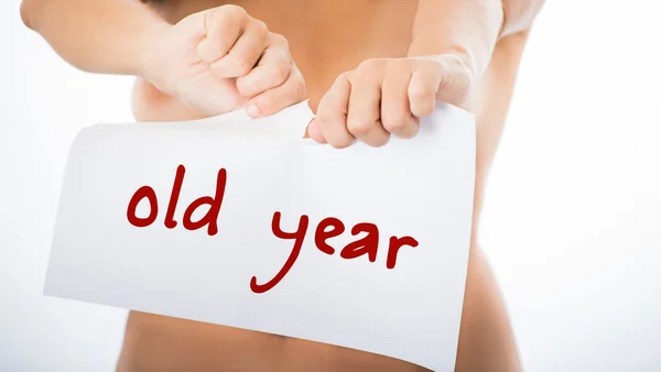 Goodbye old year — Stock Photo, Image