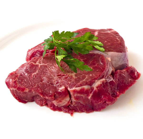 Raw beef steak — Stock Photo, Image