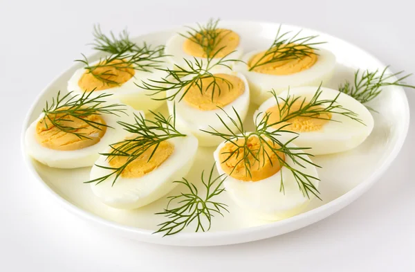Huevos de Pascua con eneldo — Foto de Stock