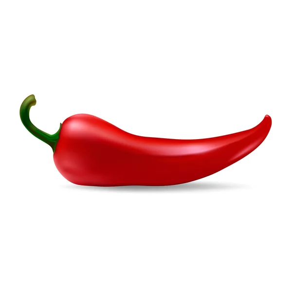 Vector red chilli pepper — Stock Vector