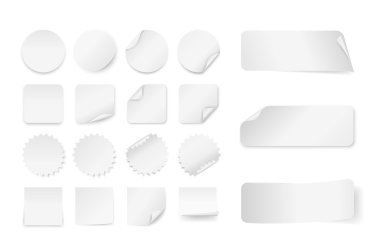 beyaz kağıt etiketleri