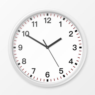 Vektör duvar office saati.