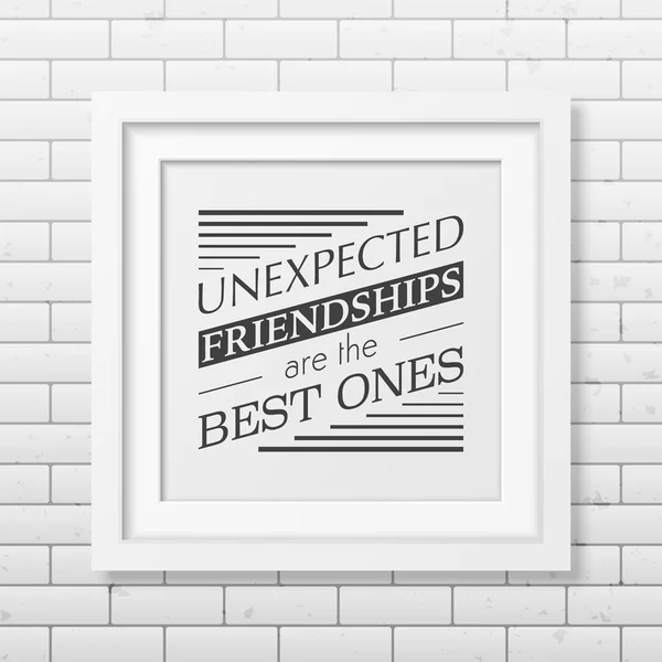 Цитата про дружбу. Типографічний плакат . — стоковий вектор