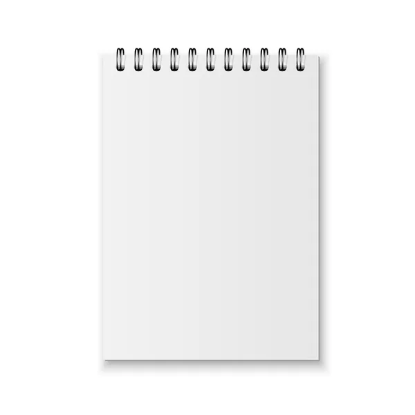 Realistic vector notebook — Stock Vector