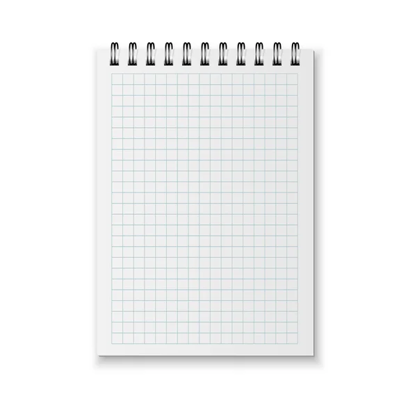 Cuaderno de vector realista — Vector de stock