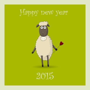 Yeni yıl kartı 2015 ram ile