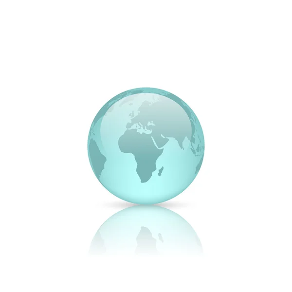 Glass globe — Stock Vector