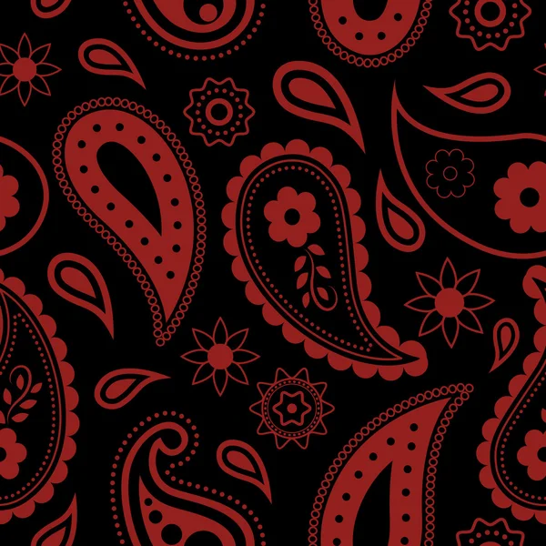 Fondo Paisley sin costuras. Dibujado a mano patrón vectorial . — Vector de stock