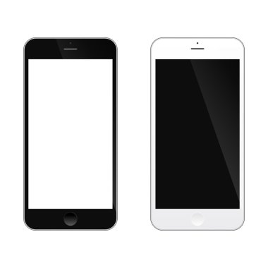 İki gerçekçi smartphone