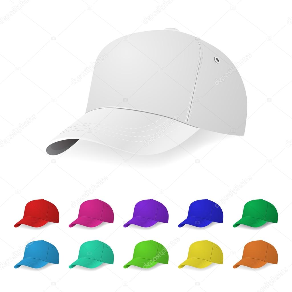 Baseball cap templates