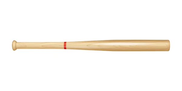 Baseballschläger aus Holz — Stockvektor