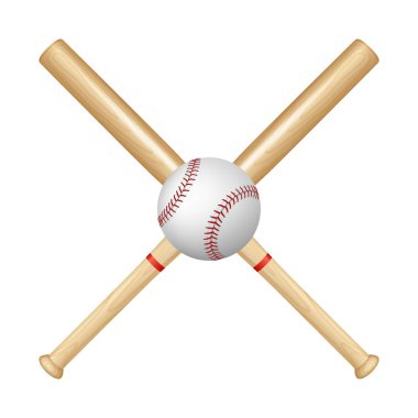 beyzbol sopaları ve topu