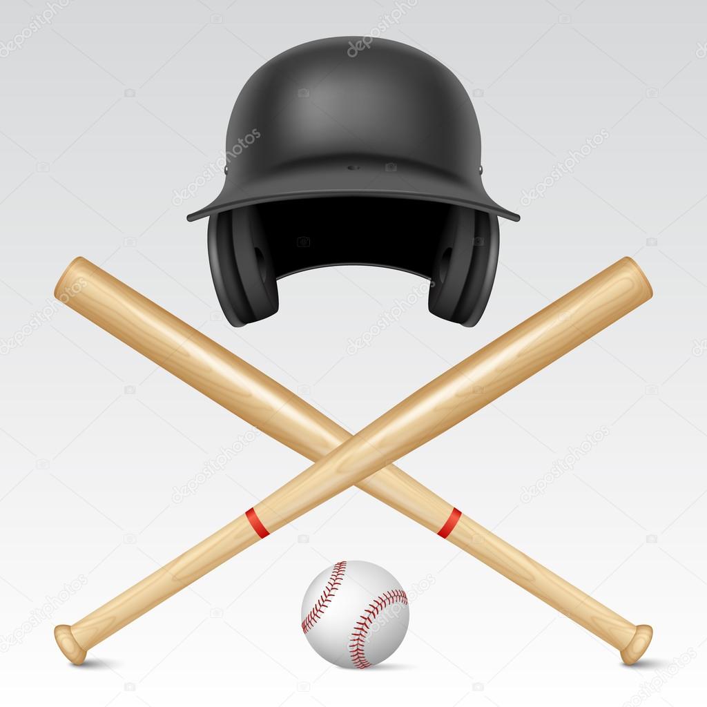 Set of baseball equipment