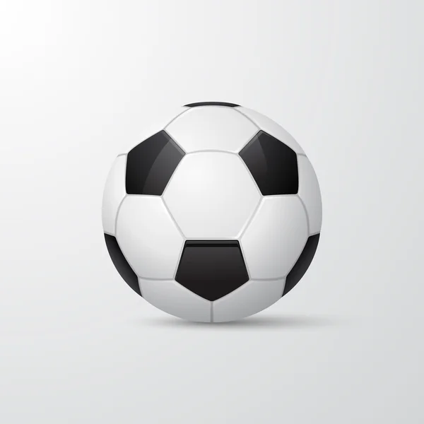 Traditionella fotboll. Vektor illustration. — Stock vektor