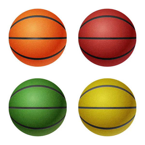 Balles de basket — Image vectorielle