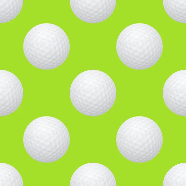 Patrón sin costura de golf — Vector de stock