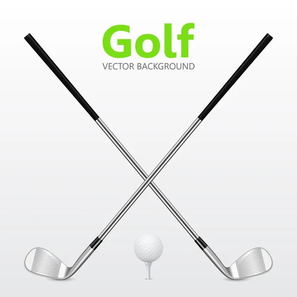 Fundo de golfe — Vetor de Stock