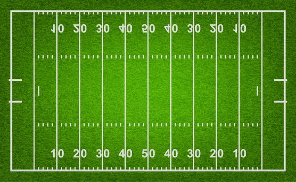 American football field. Vector illustration. — Stock Vector