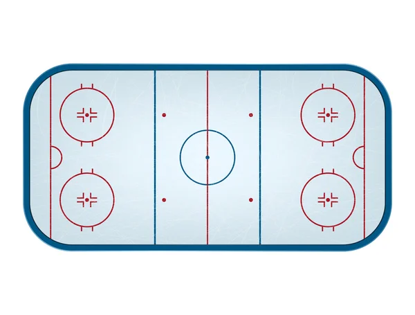Patinoire de hockey — Image vectorielle