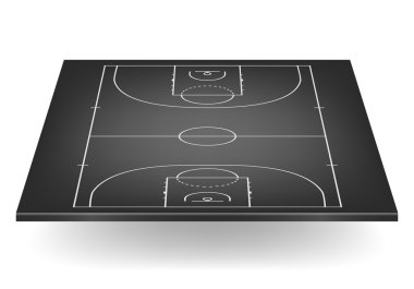 Siyah Basketbol Sahası