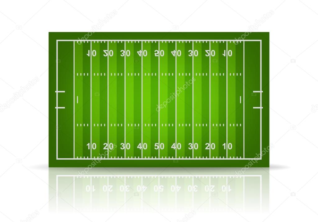 Vector american football field