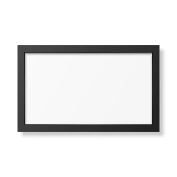 Realistic black frame — Stock Vector