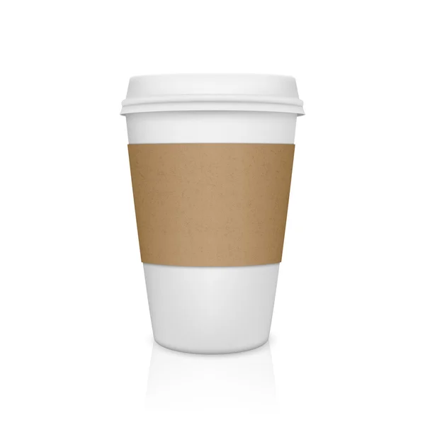 Кофе чашки изолированы — стоковый вектор