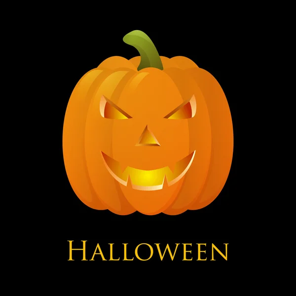 Joyeux Halloween pumkin. Fond vectoriel . — Image vectorielle