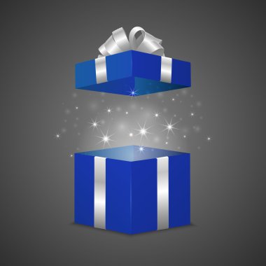 Hediye kutusu bir sihir etkisi ile