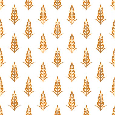 Tarım Buğdaylı ve Mısır Gevreği Kulaklı Kusursuz Örnekler. Organik Buğday, Pirinç Kulak Tasarım Şablonu. Ekmek, Bira Paketi, Çiftlik, Organik Gıda Konsepti.