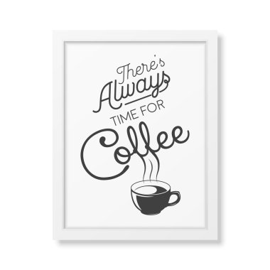 Gerçekçi bir şekilde beyaz çerçeve içinde tipografik arka plan alıntı