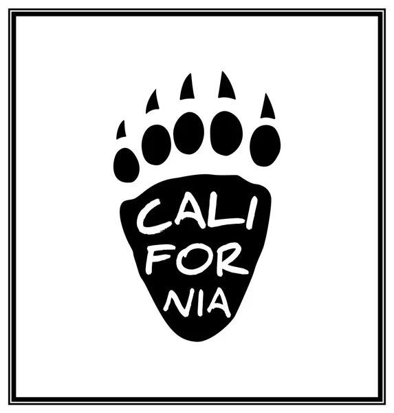 California Typographical Background Royalty Free Stock Vectors