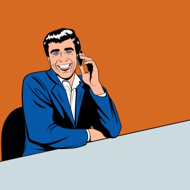 telefonla konuşan işadamı