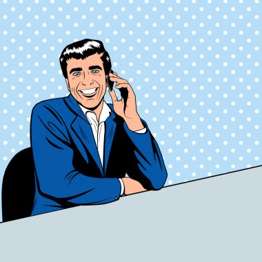 telefonla konuşan işadamı