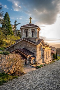 Belgrad 'daki Saint Petka Kilisesi Sırbistan' ın başkenti Belgrad 'daki Kalemegdan parkındaki Kale