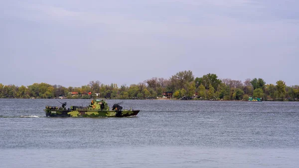 Rpc 214 Morava Type Biscaya Class River Patrol Boat Serbian — Stock Photo, Image