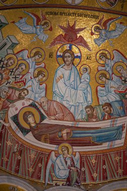 Sırbistan 'ın Belgrad kentindeki Saint Sava Kilisesi, Sırp Ortodoks Kilisesi 3 Temmuz 2021