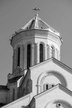 6 Kasım 2025 'te Gürcistan' ın başkenti Tiflis 'teki Gürcistan Ortodoks Kilisesi' nin ana katedrali Kutsal Trinity Katedrali (Sameba)